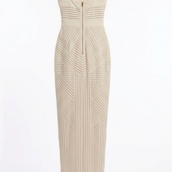 Sexy midi wrap dress with chain shoulder straps - Picture 2 of 2